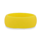 LEMONADE Silicone Ring for Men and Women Yellow Comfort Fit Hypoallergenic Thorsten - 8mm