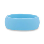 SKYLER Silicone Ring for Men and Women Light Blue Comfort Fit Hypoallergenic Thorsten - 8mm