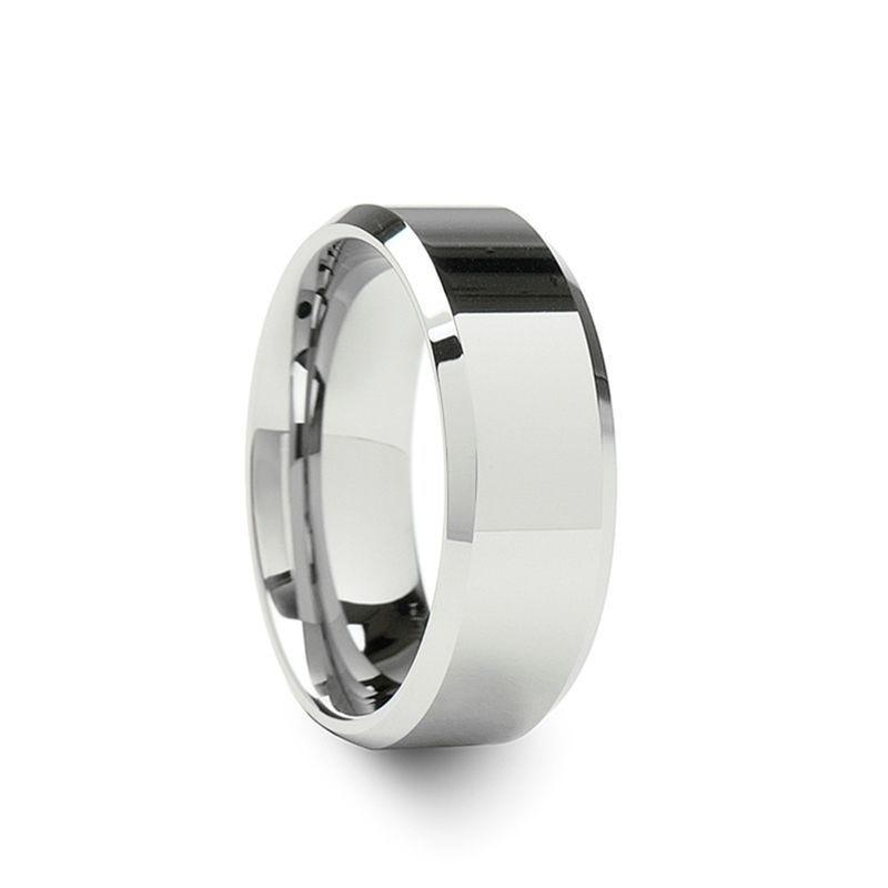 CALERA Cobalt Ring with Beveled Edges and Polished Finish - 4mm - 8mm - Thorsten Rings