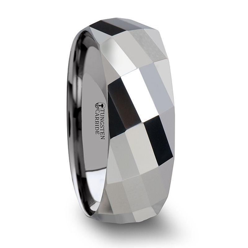 ETERNITY Multi-Faceted Tungsten Carbide Band - 4mm - 8mm - Thorsten Rings
