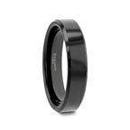 INFINITY Black Tungsten Ring with Beveled Edges - 4mm - 12mm - Thorsten Rings