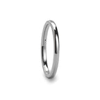VICTORIA Ladies Domed Tungsten Ring - 2mm - Thorsten Rings