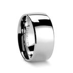 AUSTIN Domed Polished Finish Tungsten Carbide Ring - 10mm - Thorsten Rings