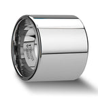 TEXAS Flat Pipe Cut Tungsten Carbide Ring with Polished Finish - 20mm - Thorsten Rings